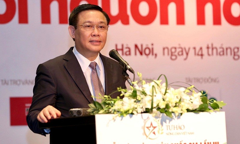 Phó Thủ tướng Vương Đình Huệ phát biểu tại diễn đàn. Ảnh VGP/Thành Chung