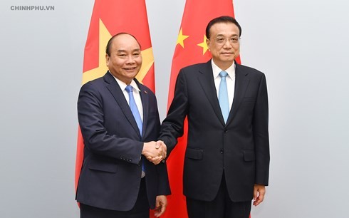 Thủ tướng Nguyễn Xuân Phúc và Thủ tướng Quốc Vụ viện Trung Quốc Lý Khắc Cường