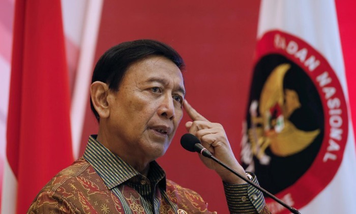Bộ trưởng An ninh Indonesia Wiranto. Ảnh RT/KTĐT