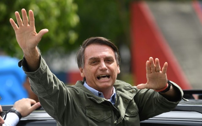 "Ông Trump xứ nhiệt đới" Jair Bolsonaro đắc cử tổng thống Brazil. Ảnh: AFP/Zing
