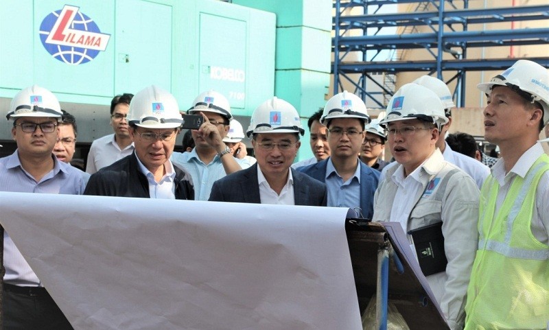 Đoàn công tác liên ngành do Thứ trưởng Bộ Công Thương Hoàng Quốc Vượng kiểm tra tiến độ Dự án Nhiệt điện Thái Bình 2