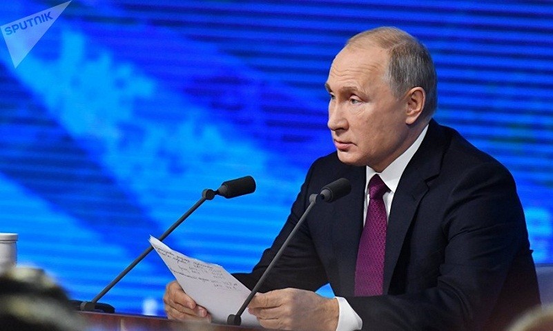 Tổng thống Nga tại họp báo