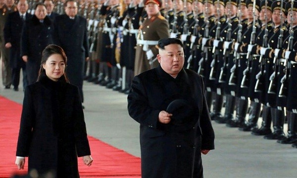 Nhà lãnh đạo Triều Tiên Kim Jong-un và phu nhân