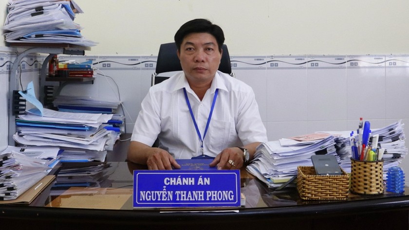 Ông Nguyễn Thanh Phong, Chánh án TAND huyện Châu Thành nhấn mạn luôn đảm bảo giải quyết vụ án trong thời gian nhanh nhất