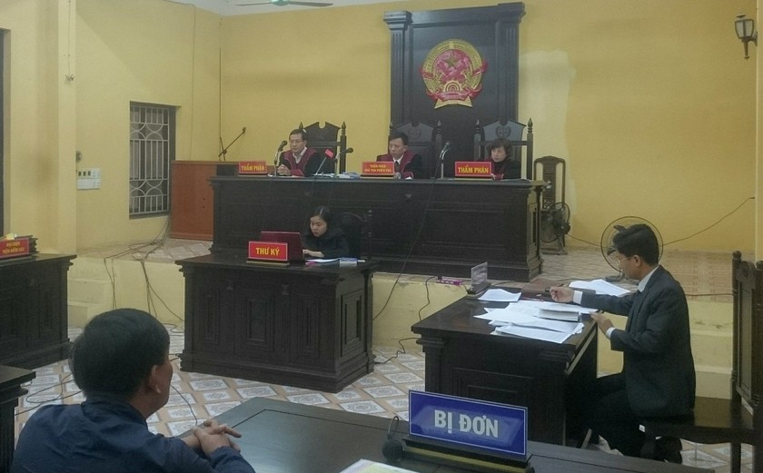 Phiên xử vụ việc tại TAND tỉnh Thái Bình ngày 8/1/2019