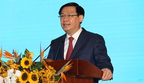 Phó Thủ tướng Vương Đình Huệ phát biểu tại Hội nghị - Ảnh: VGP/Thành Chung