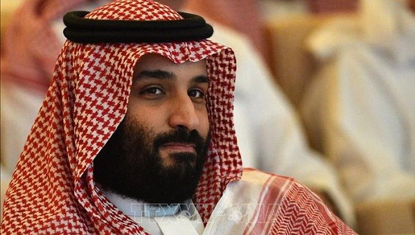 Thái tử Saudi Arabia Mohammed bin Salman tại một hội nghị ở Riyadh ngày 23/10/2018. Ảnh: AFP/TTXVN