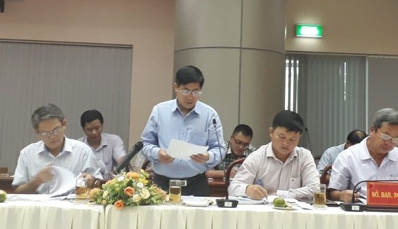 Ông Nguyễn Ngọc Thường - Phó Giám đốc Sở TN&MT tỉnh Đồng Nai thông tin tại buổi họp báo