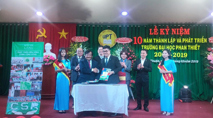 Tập đoàn Novaland ký kết hợp tác chiến lược với Đại học Phan Thiết trong việc đào tạo và cung ứng nguồn nhân lực tại chỗ cho chiến lược phát triển sắp tới tại tỉnh Bình Thuận