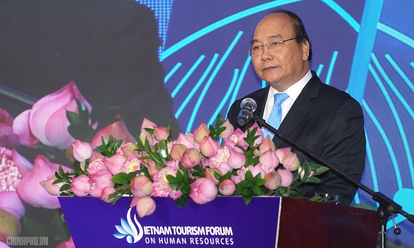 Thủ tướng phát biểu tại Diễn đàn. Ảnh: VGP/Quang Hiếu