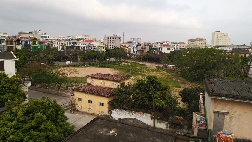 Khu đất dự kiến xây trường Tiểu học Trần Hưng Đạo 