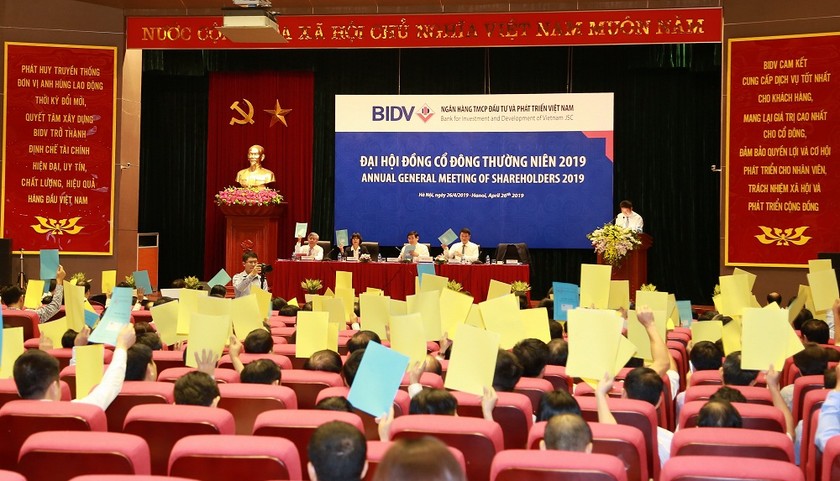 Đại hội đồng cổ đông thường niên BIDV năm 2019: Phấn đấu lợi nhuận trước thuế đạt 10.300 tỷ đồng