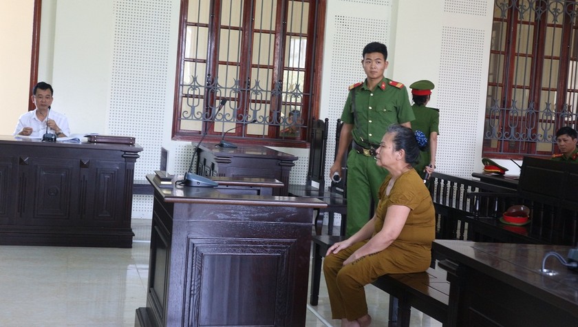 Bị cáo Nguyễn Thị Thảo tại phiên tòa phúc thẩm