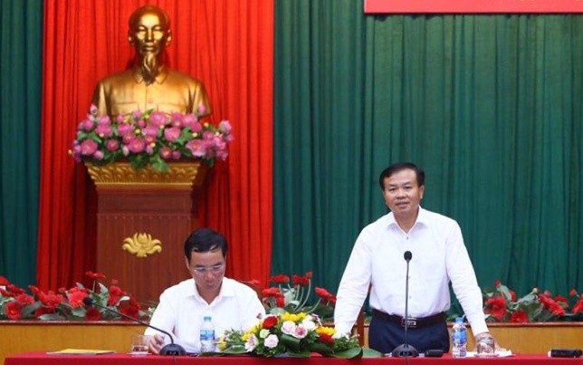 Phó Tổng giám đốc KBNN Nguyễn Quang Vinh chủ trì cuộc họp báo