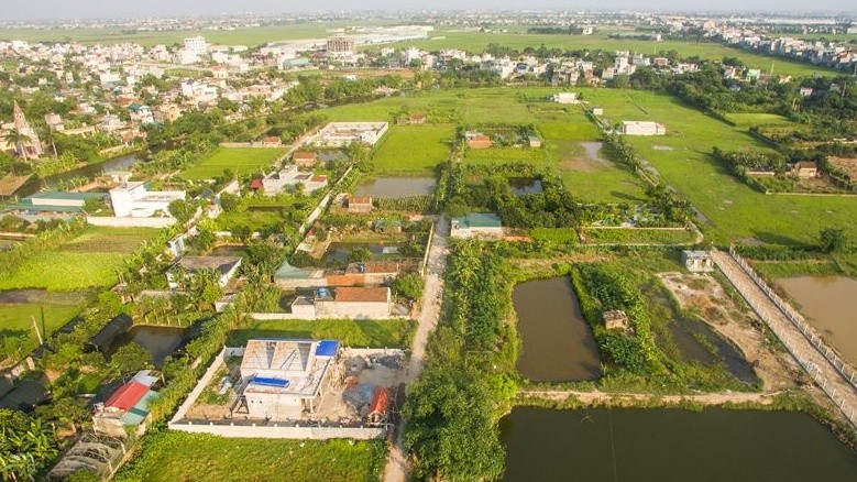 Nhiều trong số 11 ha đất “nuôi trồng thủy sản kết hợp trồng cây ăn quả” tại xứ Đồng Gạo, thôn Vũ Trường, xã Vũ Chính, TP Thái Bình đã bị biến tướng thành khu nhà, đất ở