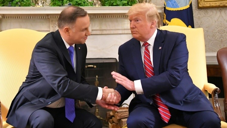 Tổng thống Mỹ và người đồng cấp Ba Lan Duda