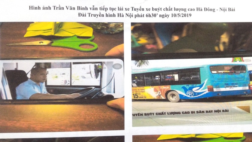 Bức ảnh gia đình ông Hoàng nghi vấn tài xế Binh vẫn lái xe bus tuyến khác dù đang bị điều tra