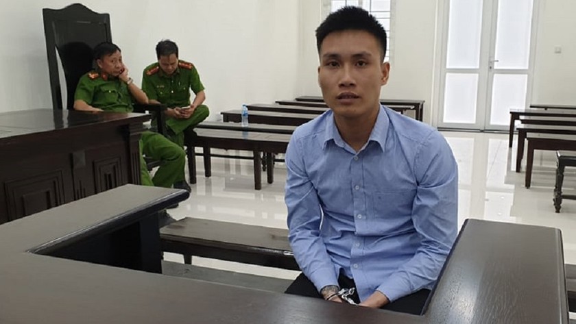 Bị cáo Phạm Văn Thiện tại tòa