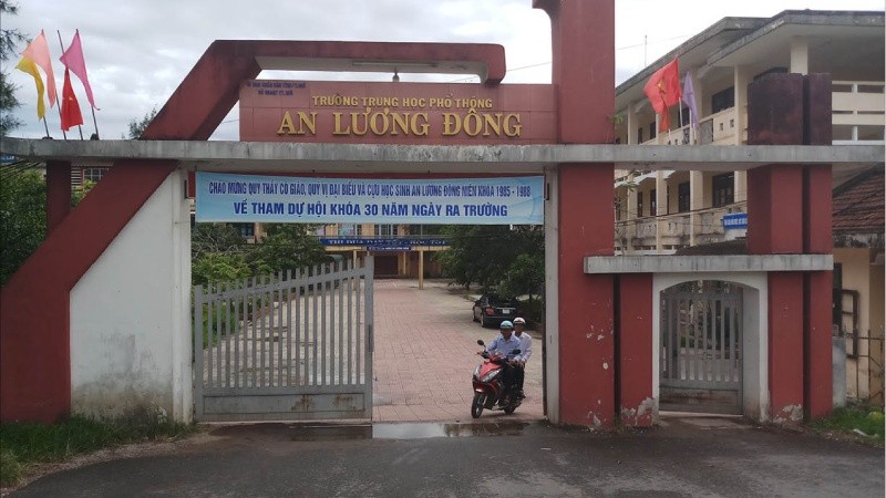 Trường THPT An Lương Đông. Ảnh Báo Thừa Thiên Huế