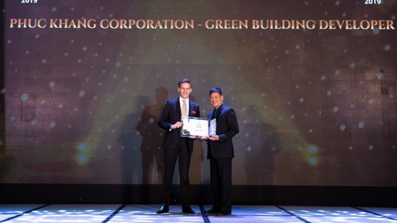 Phuc Khang Corporation nhận giải Nhà phát triển BĐS bền vững năm 2019