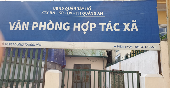 Trụ sở HTX Quảng An