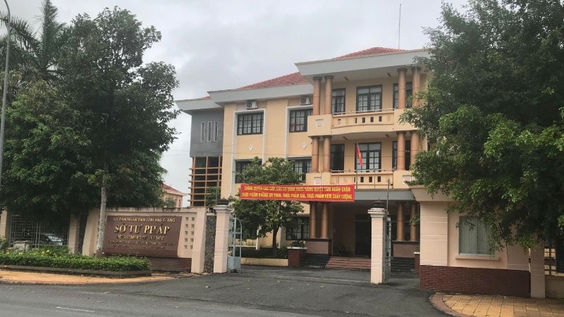 Sở Tư pháp Hậu Giang, nơi ông Nguyễn Thành Nhơn công tác trước khi được điều động về Hội Chữ thập đỏ tỉnh