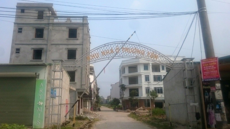 Một góc khu nhà ở Trường  Yên