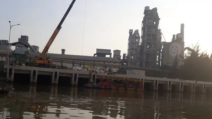 Công ty Xi-măng Chinfon Hải Phòng, nơi xảy ra sự cố vỡ đường ống dẫn dầu