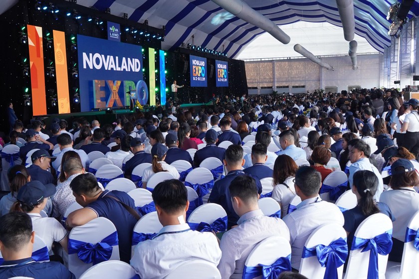 Không khí sôi động tại Triển lãm BĐS Novaland Expo 2019