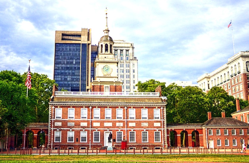 Tòa nhà Độc lập - nơi diễn ra nhiều sự kiện lịch sử quan trọng của nước Mỹ
