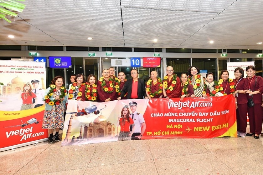 Vietjet tiên phong khai trương hai đường bay thẳng từ Việt Nam tới New Delhi