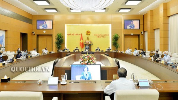 Phiên họp của Ủy ban Thường vụ Quốc hội - Ảnh: Quochoi.vn