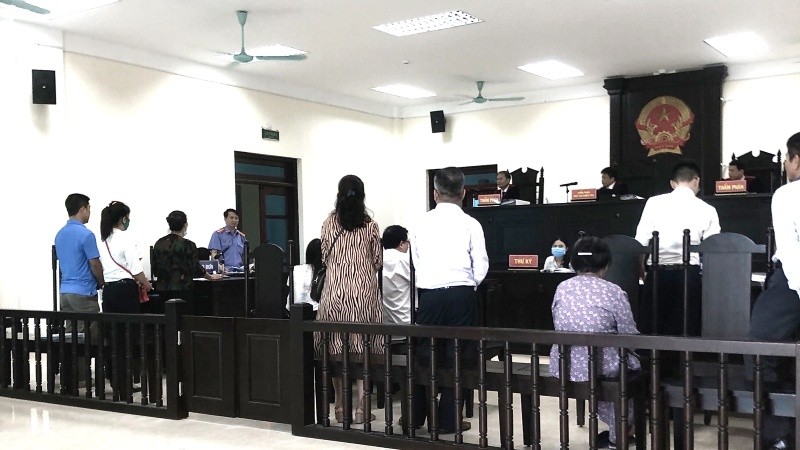 Phiên tòa phúc thẩm tại TAND tỉnh Bắc Ninh sáng ngày 5/5