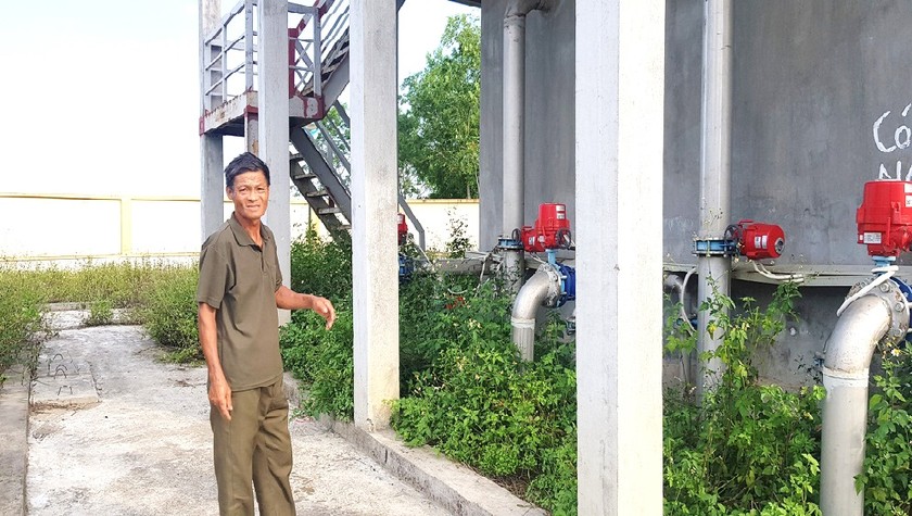 Nhà máy nước Hưng Thông được đầu tư hơn 25,8 tỷ đồng, hiện “cửa đóng then cài”