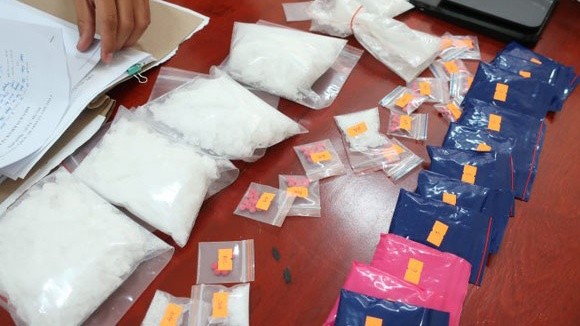 Tang vật một vụ vận chuyển trái phép chất ma túy từ Lào về Việt Nam