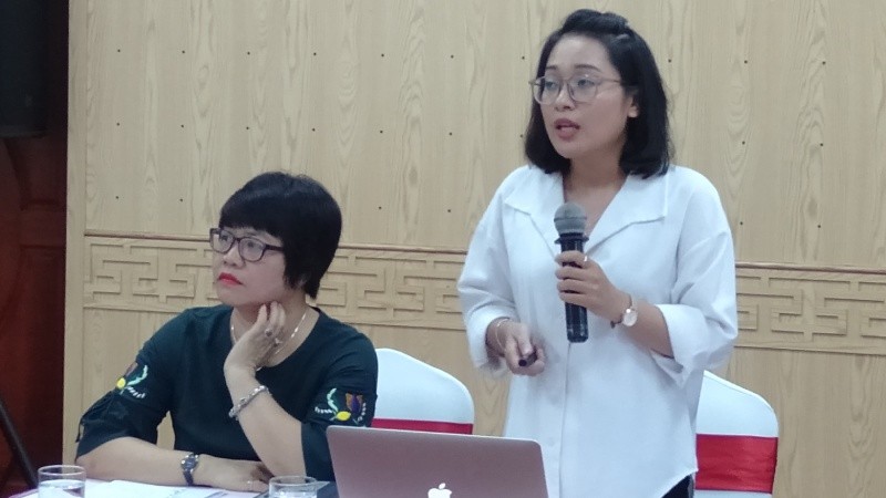 Bà Nguyễn Thùy An phát biểu quan điểm về sự việc
