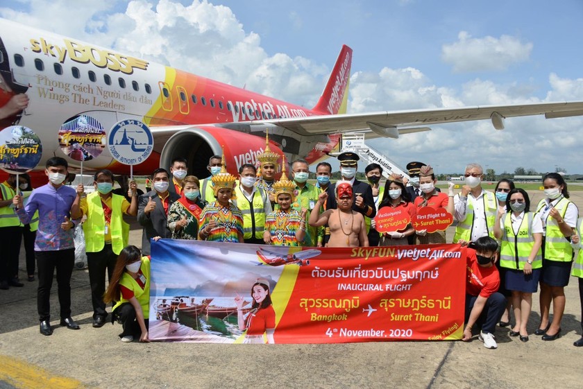 Vietjet tiếp tục công bố thêm đường bay mới tại Thái Lan