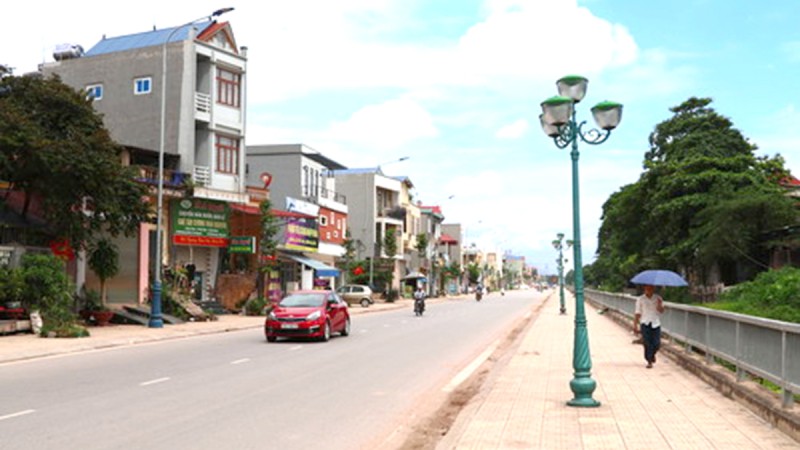 Một góc đường Việt Bắc, TP Thái Nguyên.