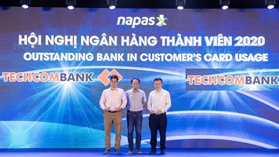 NAPAS vinh danh Techcombank là "Ngân hàng tiêu biểu năm 2020”