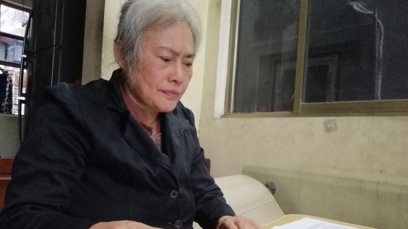 Bà Đỗ Thị Phương cho rằng mình bị làm giả hợp đồng.