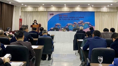 Hội thảo do Hội Vật liệu Xây dựng Việt Nam tổ chức.