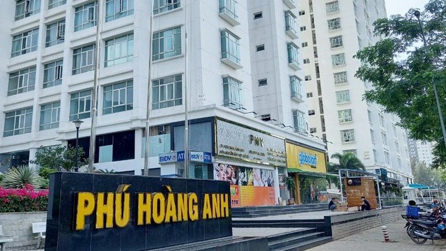 Chung cư Phú Hoàng Anh. (Hình: Đại Việt/dantri.com.vn)