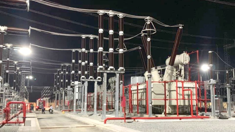 Trạm biến áp 500kV Dốc Sỏi vừa được đóng điện sau nhiều nỗ lực của CPMB.