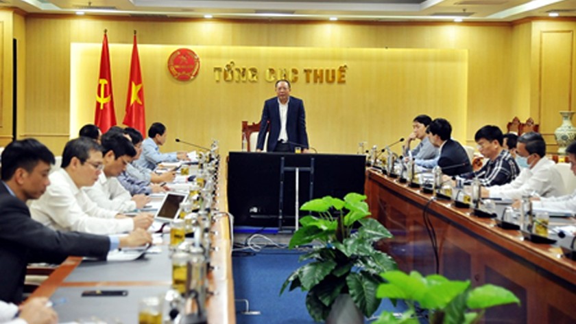 Phó Tổng cục trưởng Vũ Xuân Bách phát biểu chia sẻ khó khăn với DN ngành điện.