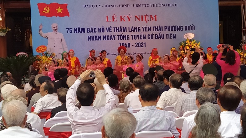 Lễ kỷ niệm 75 năm ngày Bác Hồ về thăm làng Yên Thái (1946-2021)