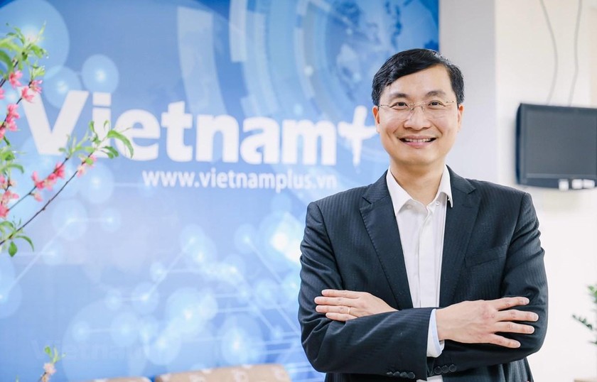 Nhà báo Trần Tiến Duẩn, Tổng biên tập Báo điện tử VietnamPlus. (Ảnh: Vietnam+)