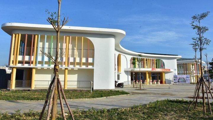 Trường Mầm non Hương Sơ được cho nghiệm thu và khánh thành vào cuối tháng 5/2021.