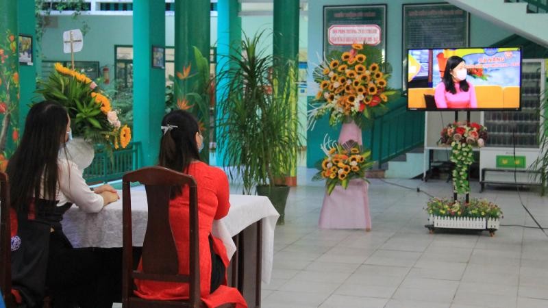 Đây là năm thứ 2, Đà Nẵng tổ chức khai giảng bằng hình thức trực tuyến.