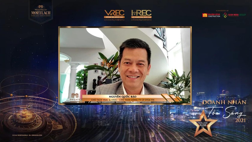 Ông Nguyễn Quốc Bảo – Chủ tịch VREC & HREC; Chủ tịch Công ty CP DT24.VN