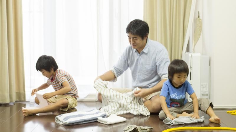 Nhiều đàn ông Nhật cho rằng nam giới nên làm việc nhà. 